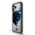 NFL Carolina Panthers Oversized BLACK SHOCKPROOF BUMPER CASE COMPATIBLE WITH Apple iPhone 16e / Apple iPhone 17e & MAGSAFE