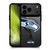 NFL Seattle Seahawks Oversized BLACK SHOCKPROOF BUMPER CASE COMPATIBLE WITH Apple iPhone 17 Pro Max & MAGSAFE