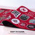 Ohio State University Graphics Sticker Collage Gaming Office Desk PC Keyboard Mouse Mat Pad 37.4 x 15.75 x 0.16 inches (900 x 400 mm) - XL