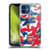 Arsenal FC Crest Patterns Camouflage Soft Gel Case for Apple iPhone 12 / iPhone 12 Pro & MagSafe