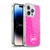 Arsenal FC Crest Patterns Pink Soft Gel Case for Apple iPhone 13 Pro & MagSafe