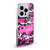 Arsenal FC Crest Patterns Pink Digital Camouflage Soft Gel Case for Apple iPhone 15 Plus & MagSafe