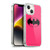 Batman DC Comics Logos Pink Soft Gel Case for Apple iPhone 14