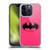 Batman DC Comics Logos Pink Soft Gel Case for Apple iPhone 14 Pro & MagSafe