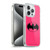 Batman DC Comics Logos Pink Soft Gel Case for Apple iPhone 15 Pro & MagSafe