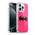 Batman DC Comics Logos Pink Soft Gel Case for Apple iPhone 16 Pro & MagSafe