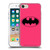 Batman DC Comics Logos Pink Soft Gel Case for Apple iPhone 7 / 8 / SE 2020 & 2022 & MagSafe