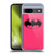 Batman DC Comics Logos Pink Soft Gel Case for Google Pixel 8a