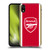 Arsenal FC 2023/24 Crest Kit Home Soft Gel Case for Apple iPhone XR