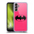 Batman DC Comics Logos Pink Soft Gel Case for Samsung Galaxy A14 5G