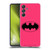 Batman DC Comics Logos Pink Soft Gel Case for Samsung Galaxy M55 5G
