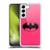 Batman DC Comics Logos Pink Soft Gel Case for Samsung Galaxy S22 5G & MagSafe