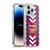 Arsenal FC Logos Zigzag Soft Gel Case for Apple iPhone 14 Pro Max & MagSafe