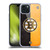 NHL Boston Bruins Half Distressed Soft Gel Case for Apple iPhone 15 Plus & MagSafe