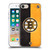 NHL Boston Bruins Half Distressed Soft Gel Case for Apple iPhone 7 / 8 / SE 2020 & 2022 & MagSafe