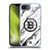 NHL Boston Bruins Marble Soft Gel Case for Apple iPhone 16e & MagSafe
