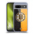 NHL Boston Bruins Half Distressed Soft Gel Case for Google Pixel 8a
