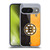 NHL Boston Bruins Half Distressed Soft Gel Case for Google Pixel 9 / Pixel 9 Pro