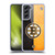 NHL Boston Bruins Half Distressed Soft Gel Case for Samsung Galaxy S21 FE 5G & MagSafe