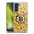 NHL Boston Bruins Leopard Pattern Soft Gel Case for Samsung Galaxy S21 FE 5G & MagSafe