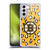 NHL Boston Bruins Leopard Pattern Soft Gel Case for Samsung Galaxy S21 5G & MagSafe