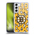 NHL Boston Bruins Leopard Pattern Soft Gel Case for Samsung Galaxy S22 5G & MagSafe
