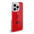 AC Milan Crest Patterns Red Soft Gel Case for Apple iPhone 13 Mini & MagSafe