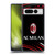AC Milan Crest Patterns Curved Soft Gel Case for Google Pixel 7 Pro