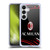 AC Milan Crest Patterns Curved Soft Gel Case for Samsung Galaxy S24 5G & MagSafe