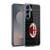 AC Milan Crest Patterns Red And Grey Soft Gel Case for Samsung Galaxy S25+ & MagSafe