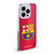FC Barcelona Crest Halftone Soft Gel Case for Apple iPhone 13