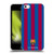 FC Barcelona Crest Stripes Soft Gel Case for Apple iPhone 5c