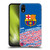 FC Barcelona Crest Impact Soft Gel Case for Apple iPhone XR