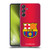 FC Barcelona Crest Halftone Soft Gel Case for Samsung Galaxy M55 5G