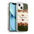 Frida Kahlo Red Florals Border Soft Gel Case for Apple iPhone 13