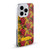 Frida Kahlo Red Florals Pattern Soft Gel Case for Apple iPhone 14 Pro & MagSafe