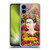 Frida Kahlo Red Florals Portrait Pattern Soft Gel Case for Samsung Galaxy A06 4G / 5G