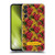 Frida Kahlo Red Florals Pattern Soft Gel Case for Samsung Galaxy M15/F15 5G