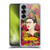 Frida Kahlo Red Florals Portrait Pattern Soft Gel Case for Samsung Galaxy S25+ & MagSafe