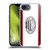 AC Milan 2024/25 Crest Kit Away Soft Gel Case for Apple iPhone 16e & MagSafe