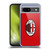 AC Milan Crest Full Colour Red Soft Gel Case for Google Pixel 8a