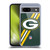 NFL Green Bay Packers Logo Stripes Soft Gel Case for Google Pixel 8a
