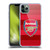 Arsenal FC Crest 2 Training Red Soft Gel Case for Apple iPhone 11 Pro Max & MagSafe