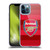 Arsenal FC Crest 2 Training Red Soft Gel Case for Apple iPhone 12 Pro Max & MagSafe