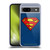 Superman DC Comics Logos Distressed Look Soft Gel Case for Google Pixel 8a