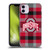 Ohio State University Logo Plaid Soft Gel Case for Apple iPhone 11