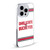 Ohio State University Logo White Stripes Soft Gel Case for Apple iPhone 13