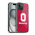 Ohio State University Logo Red Camou Soft Gel Case for Apple iPhone 15 & MagSafe