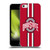 Ohio State University Logo Stripes Soft Gel Case for Apple iPhone 5c