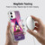 Peanuts Snoopy Space Cowboy Nebula Triangle Soft Gel Case for Apple iPhone 12 / iPhone 12 Pro & MagSafe